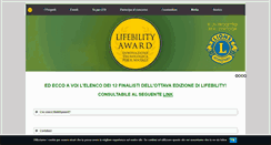 Desktop Screenshot of lifebilityaward.com