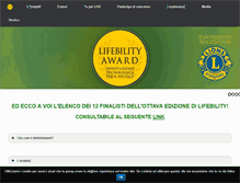 Tablet Screenshot of lifebilityaward.com